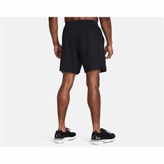 UNDER ARMOUR LAUNCH 18CM SPORTSHORT HEREN ZWART