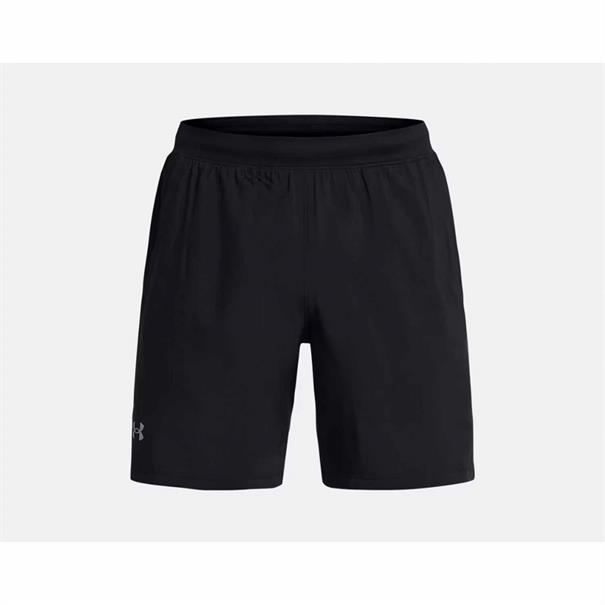 UNDER ARMOUR LAUNCH 18CM SPORTSHORT HEREN ZWART