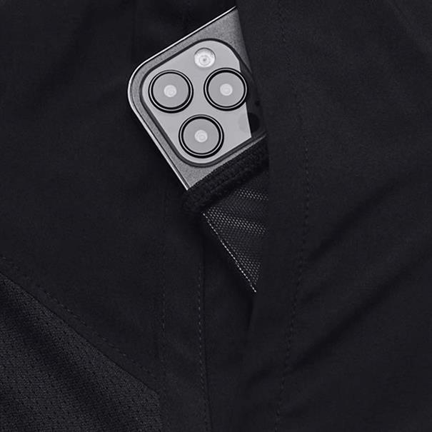 UNDER ARMOUR LAUNCH 18CM SPORTSHORT HEREN ZWART