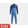 Under Armour Rival Colorblock Trainingspak Kinderen Blauw