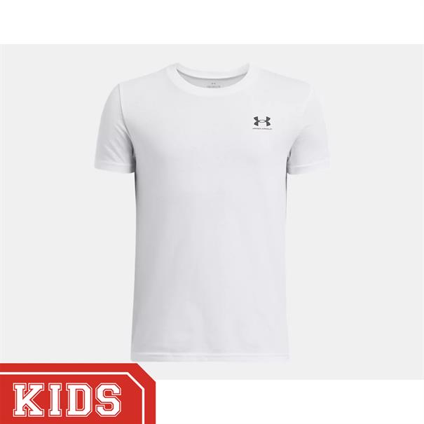 Under Armour T-shirt Kinderen Wit