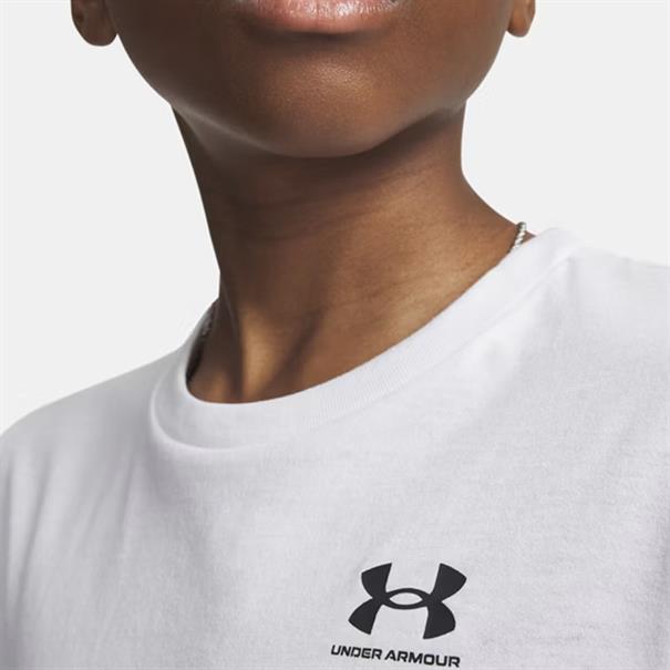 Under Armour T-shirt Kinderen Wit