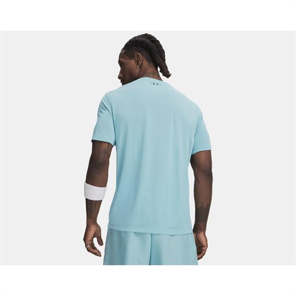 UNDER ARMOUR TECH PLAY T-SHIRT HEREN LICHTBLAUW