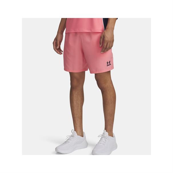Under Armour Tech Sportshort Heren Roze