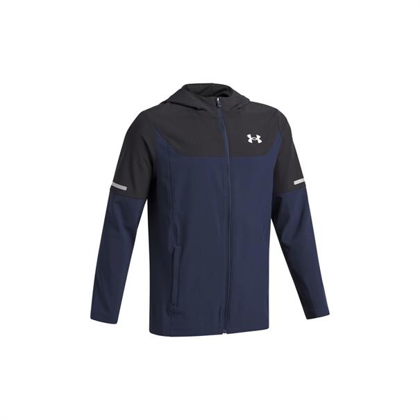 Under Armour Tech Utility Jack Kinderen Donkerblauw / Zwart / Zilver
