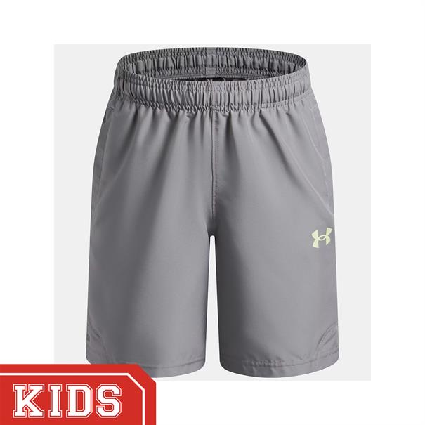 Under Armour Tech Utility Sportshort Kinderen Lichtgrijs