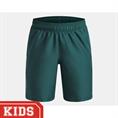 Under Armour Tech Wordmark Sportshort Kinderen Groen