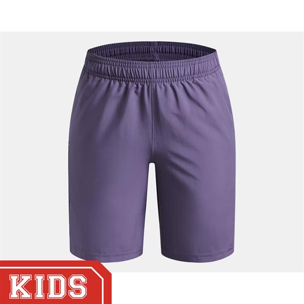 Under Armour Tech Wordmark Sportshort Kinderen Paars / Zwart