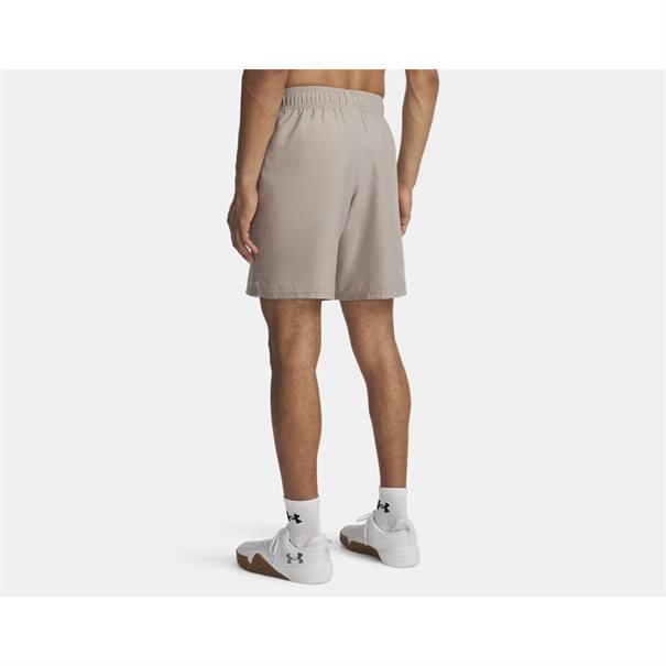 Under Armour Tech Woven Wordmark Sportshort Heren Beige