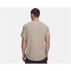 Under Armour Textured Sportshirt Heren Beige