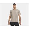 Under Armour Textured Sportshirt Heren Beige