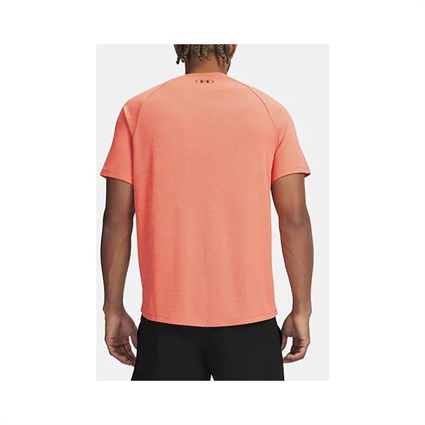 Under Armour Textured Sportshirt Heren Lichtrood