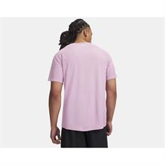 Under Armour Textured Sportshirt Heren Roze