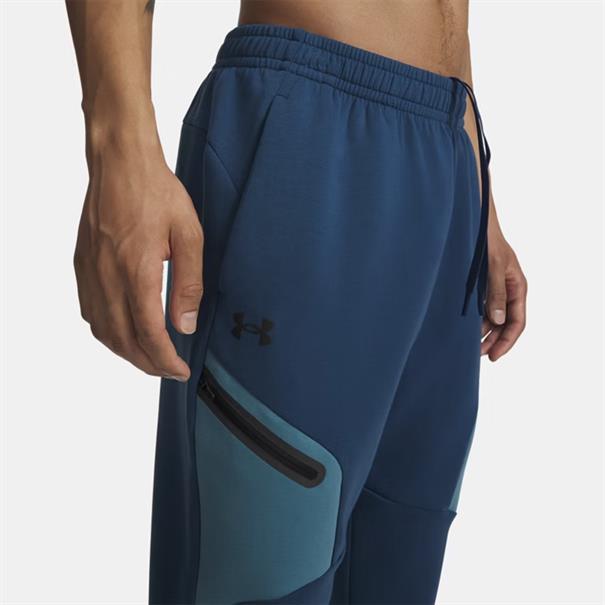 Under Armour Unstoppable Fleece Joggingbroek Heren Blauw