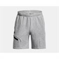 Under Armour Unstoppable Fleece Sportshort Heren Grijs