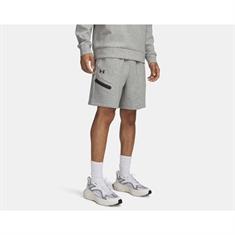 Under Armour Unstoppable Fleece Sportshort Heren Grijs