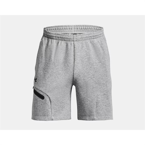 Under Armour Unstoppable Fleece Sportshort Heren Grijs