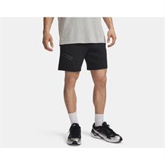 UNDER ARMOUR UNSTOPPABLE FLEECE SPORTSHORT HEREN ZWART