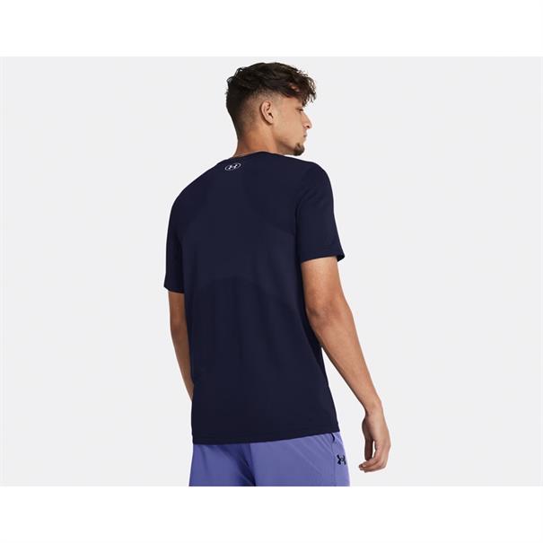Under Armour Vanish Seamless Sportshirt Heren Donkerblauw