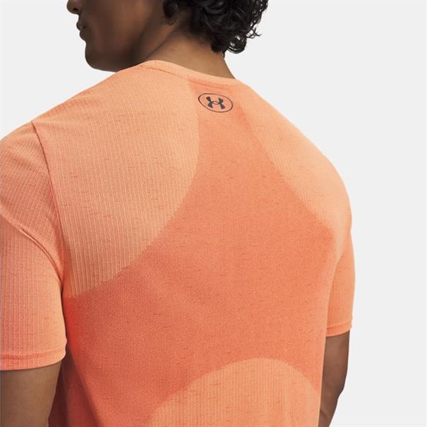 Under Armour Vanish Seamless Sportshirt Heren Oranje