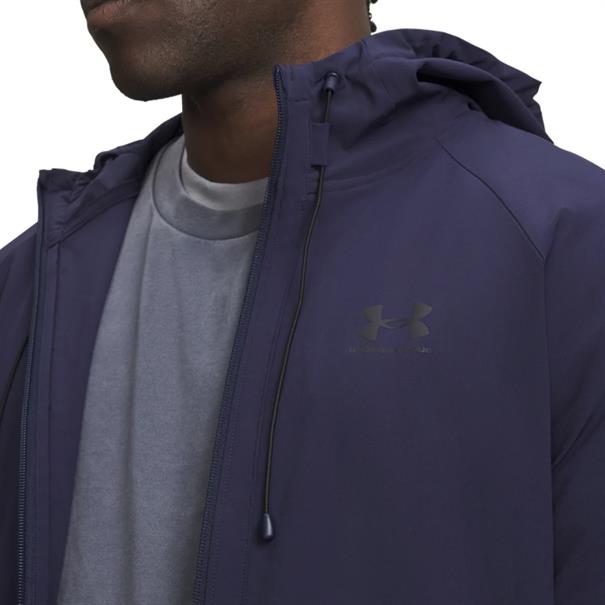 Under Armour Vibe Woven Windbreaker Heren Donkerblauw